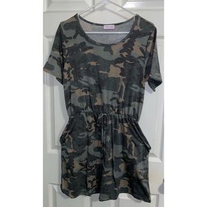 Pink lily Camo Dress ✨